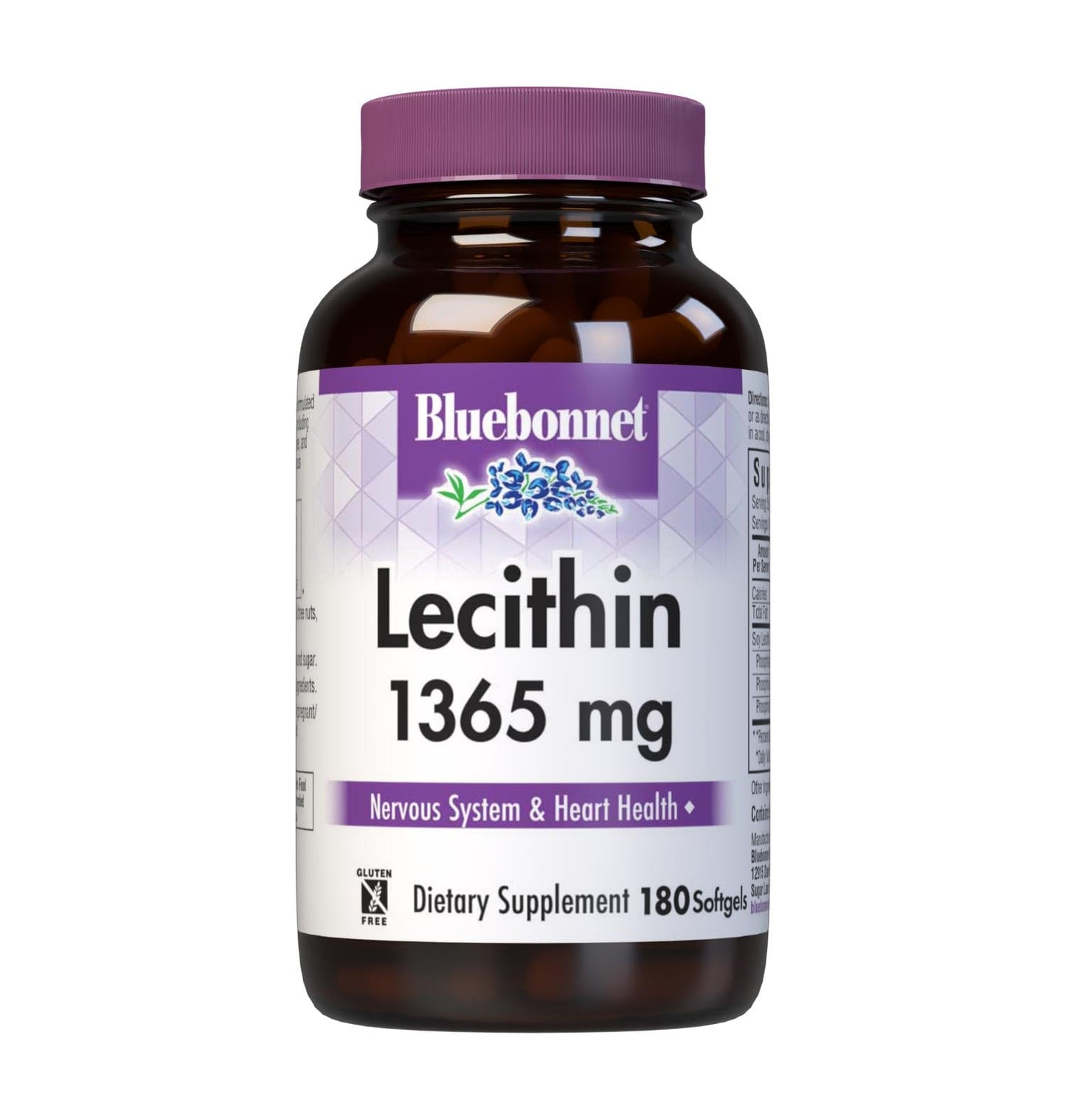 BlueBonnet Lecithin 1365 mg Softgel 180 Count