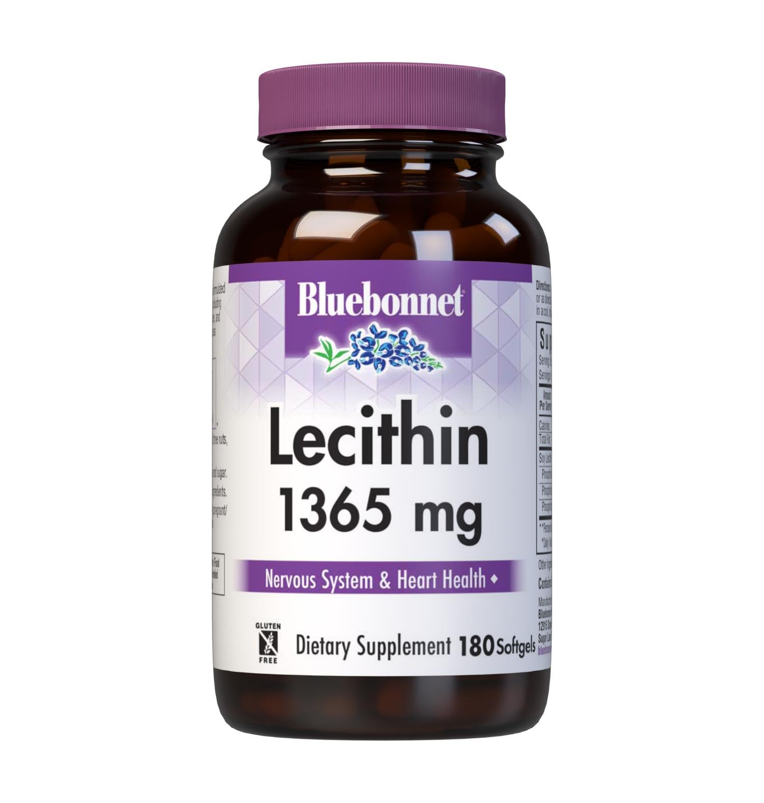 BlueBonnet Lecithin 1365 mg Softgel 180 Count