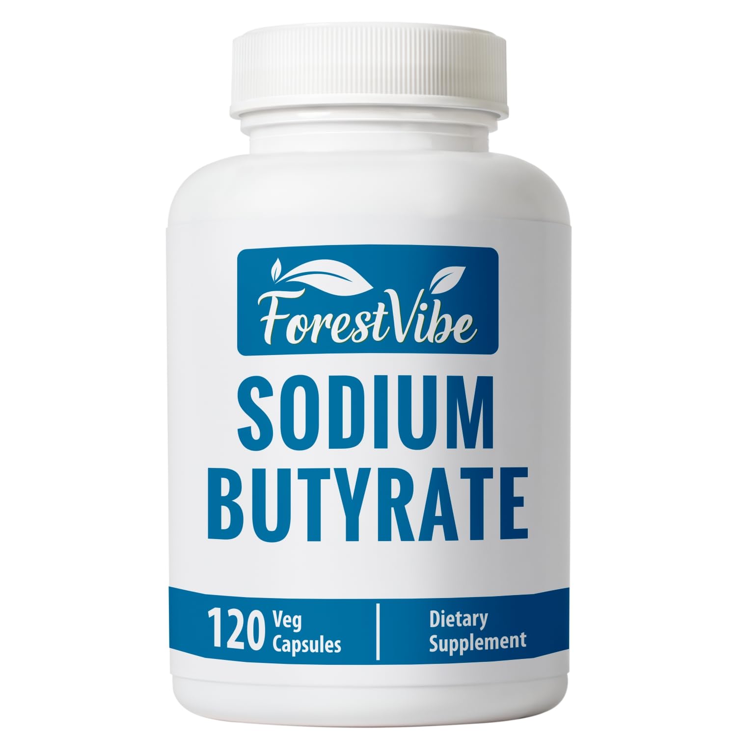 ForestVibe Sodium Butyrate Supplement Capsule 120 Count