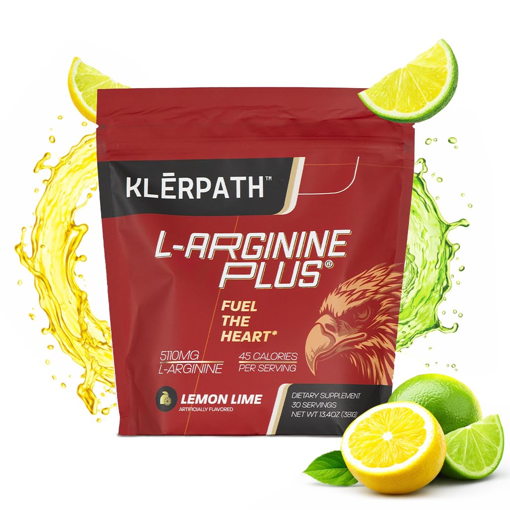 Klerpath L-Arginine Plus & L-Citrulline Pre Workout Powder 13.4 oz