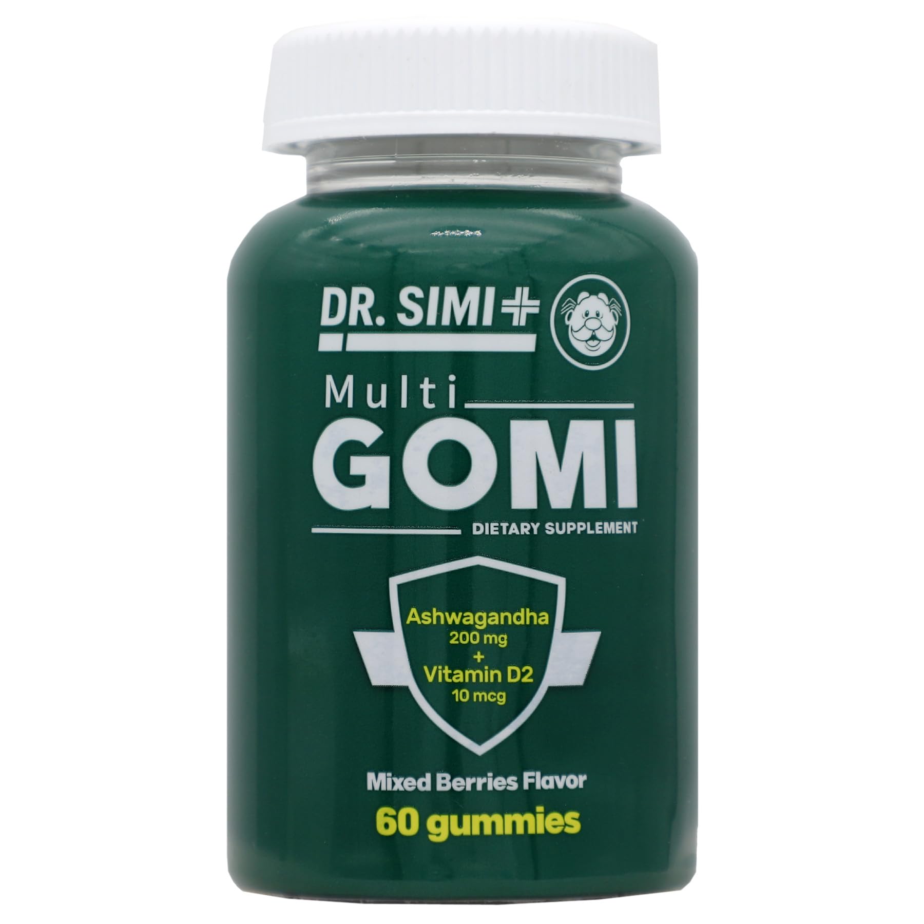 MULTI GOMI Dr. Simi Ashwagandha + Vitamin D2 Gummies 60 Count