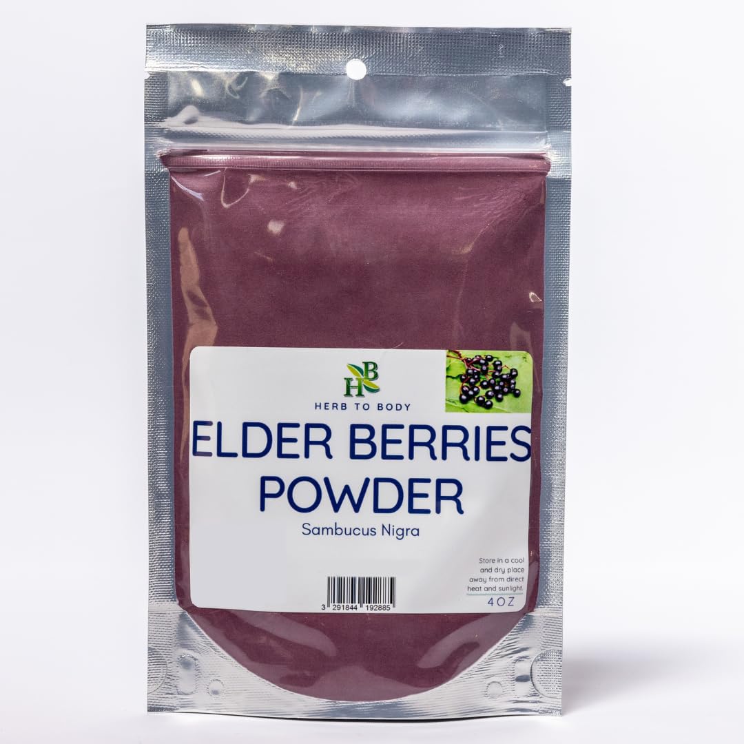 Herb To Body Elderberry Powder, 4 oz