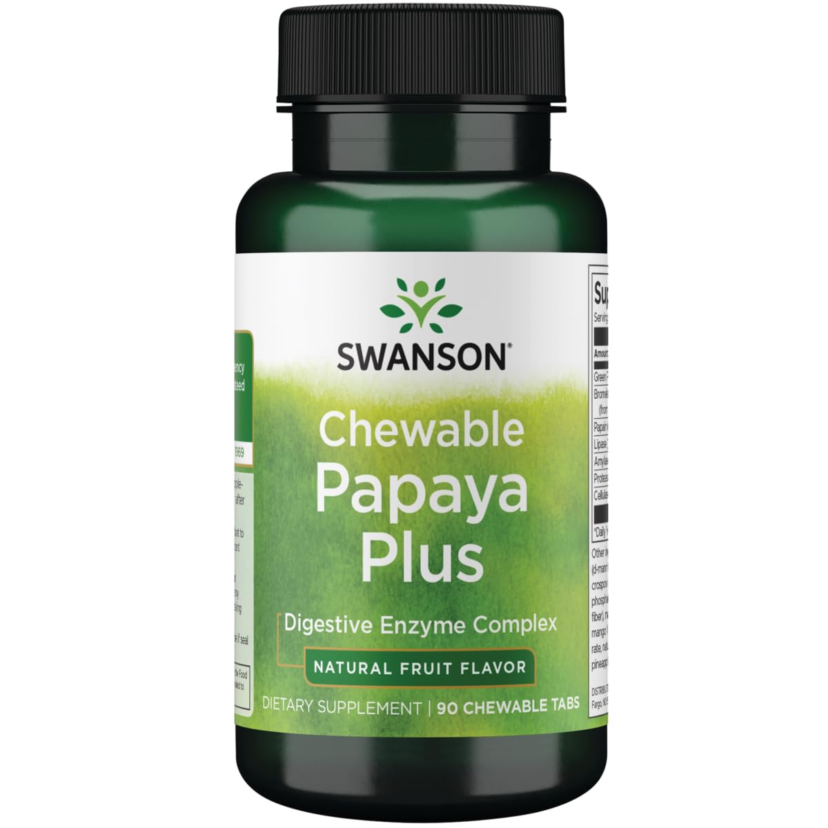 Swanson Papaya Plus 90 Tablets