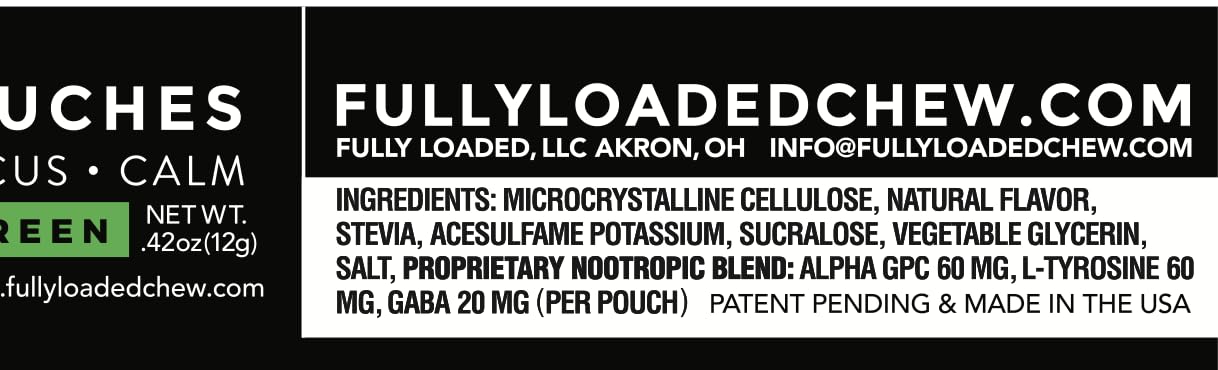 Fully Loaded Bullseye Alpha Nootropic Capsules, 75 Capsules