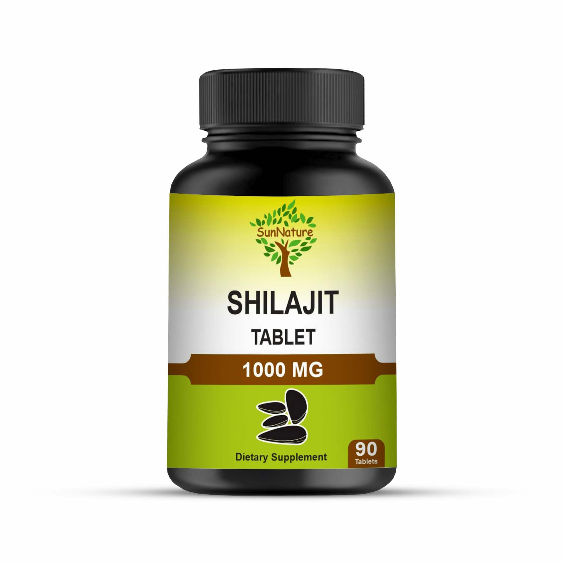 SunNature Shilajit 1000 mg Tablets, 90 Tablets