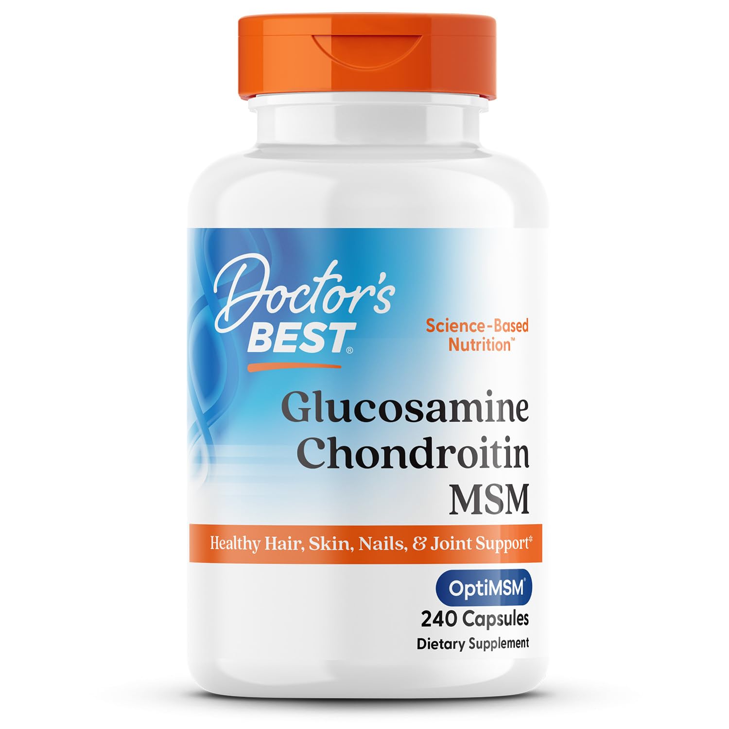 Doctor's BEST Glucosamine Chondroitin MSM 240 Capsules
