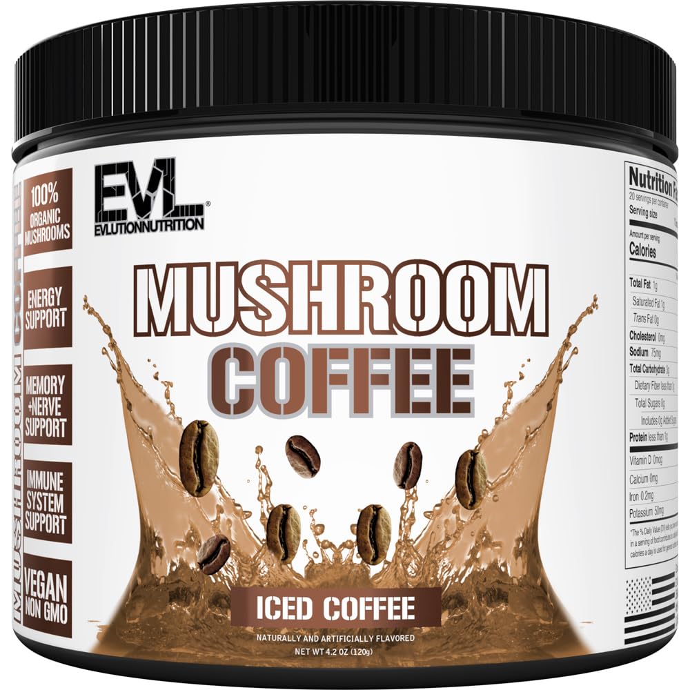 Evlution Mushroom Coffee Powder 4.2 oz