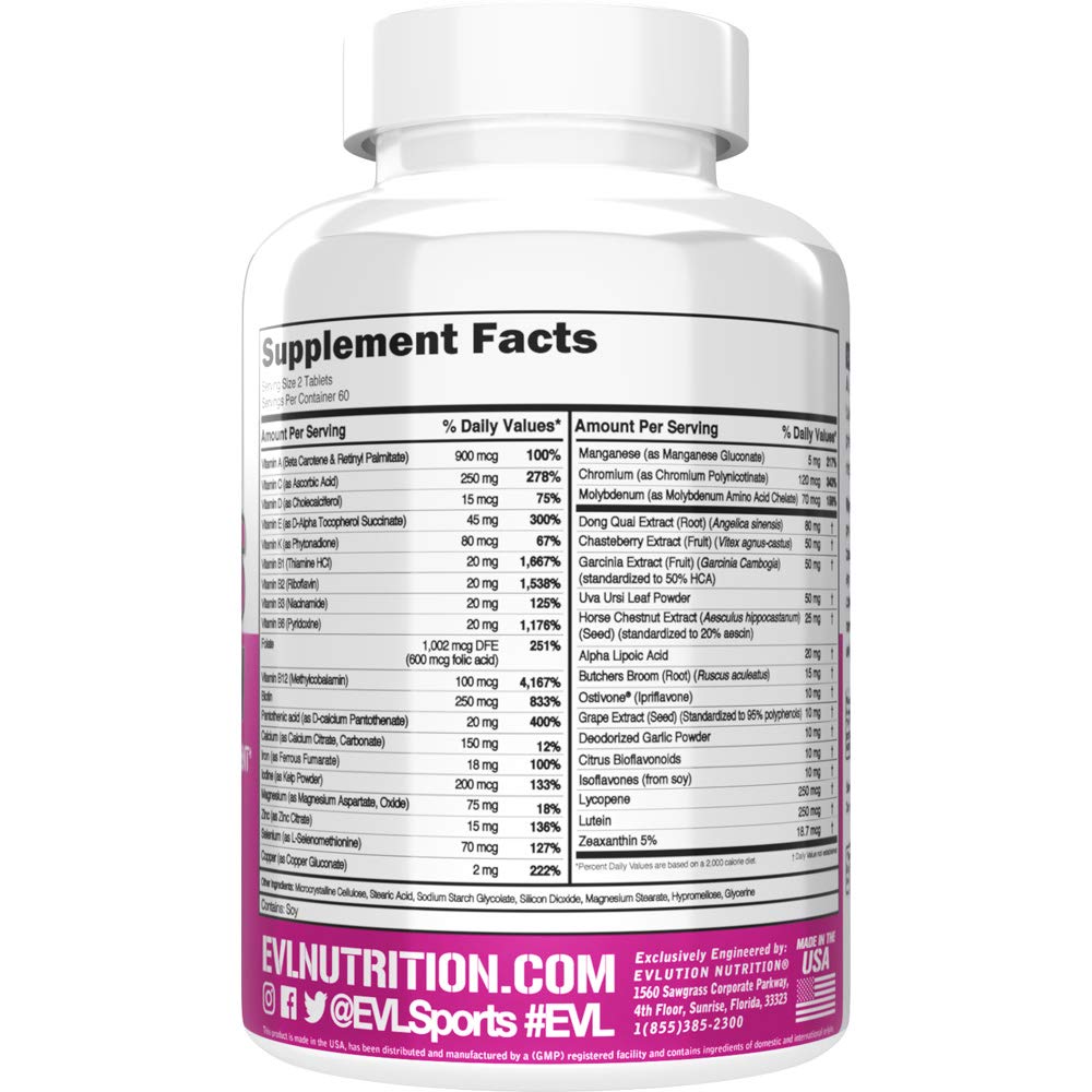 Evlution Women's Multivitamin Tablet, 120-Count