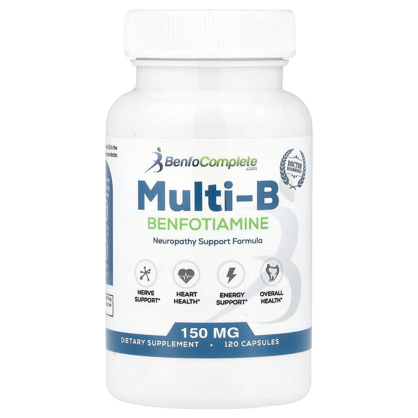 Benfotiamine, Inc. Multi-B Neuropathy Support Formula 150 mg, 120 Capsules
