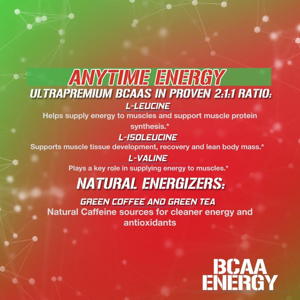Evlution Replenishing BCAAs Powder, Pre & Post Workout, Pink Lemonade & Cherry Lime, 30 Servings