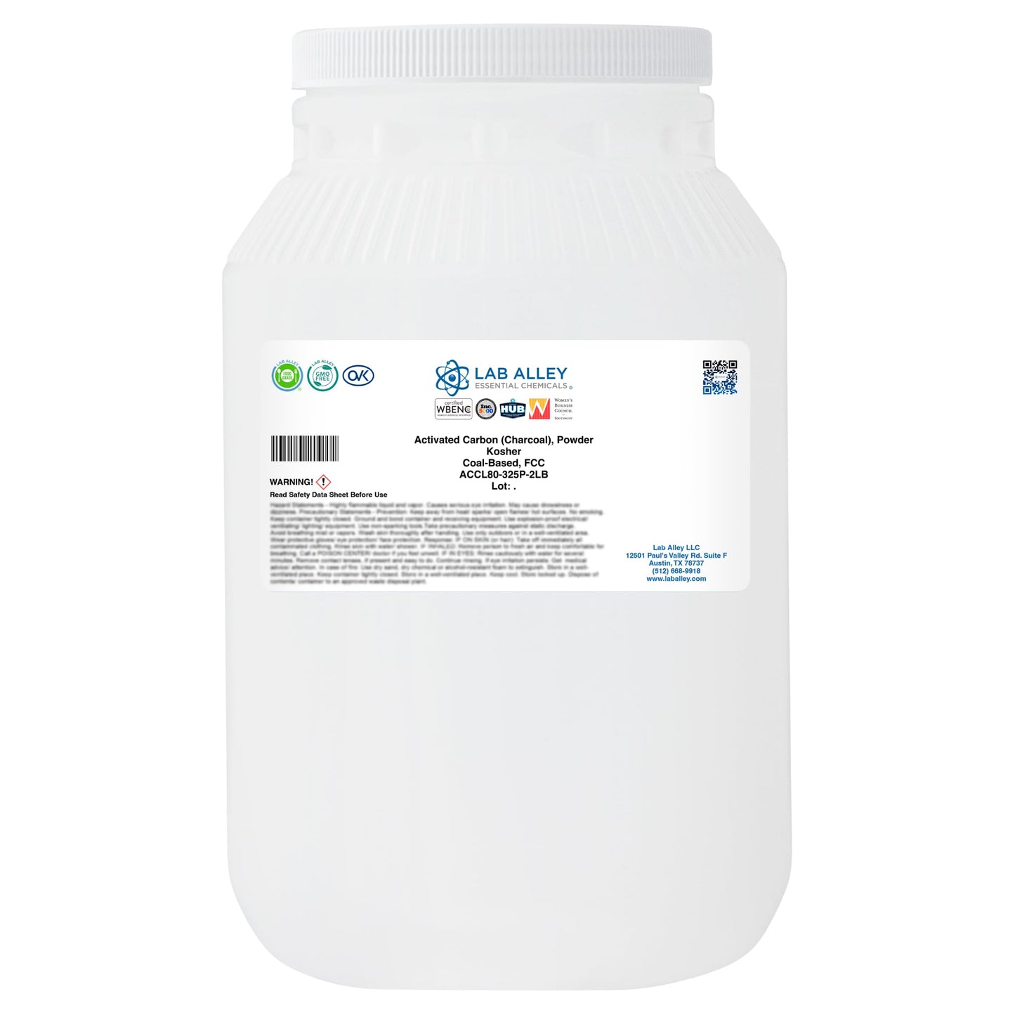 Lab Alley Activated Carbon (Charcoal) Powder, 2 Pounds