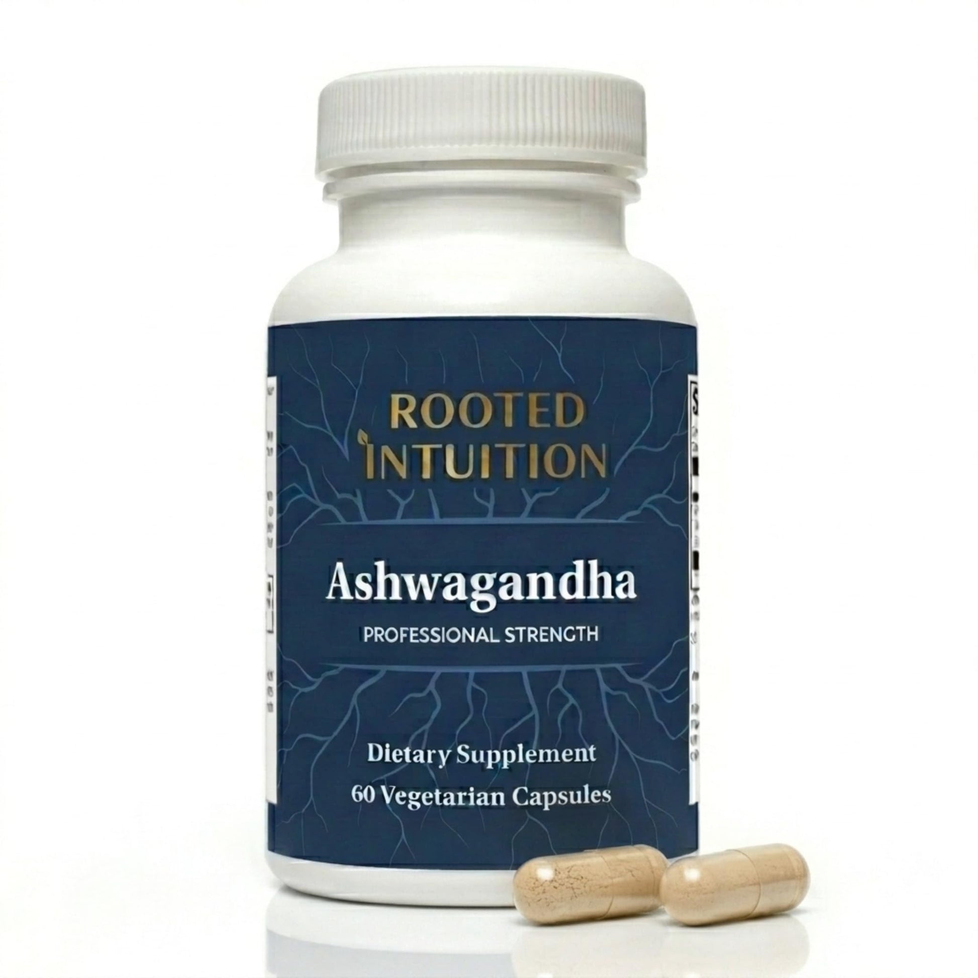 Rooted Intuition Ashwagandha Supplement 240mg Capsules, 60 Count
