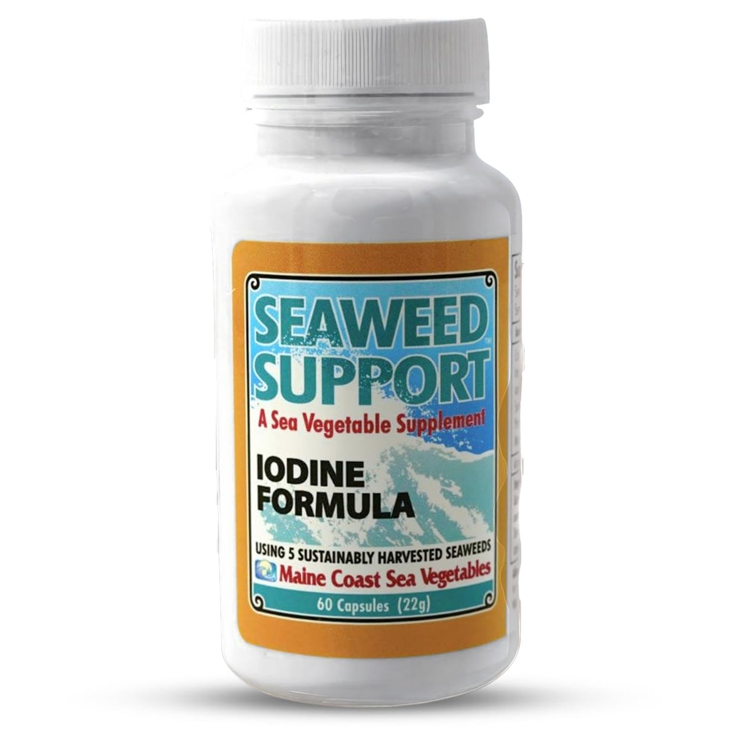 Maine Coast Sea Vegetables Seaweed Support Iodine Formula Capsule, 1 Capsule