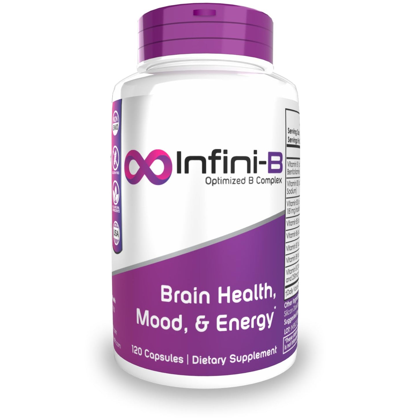Nootropics Depot Infini-B Advanced B-Complex Capsule 120 Capsules