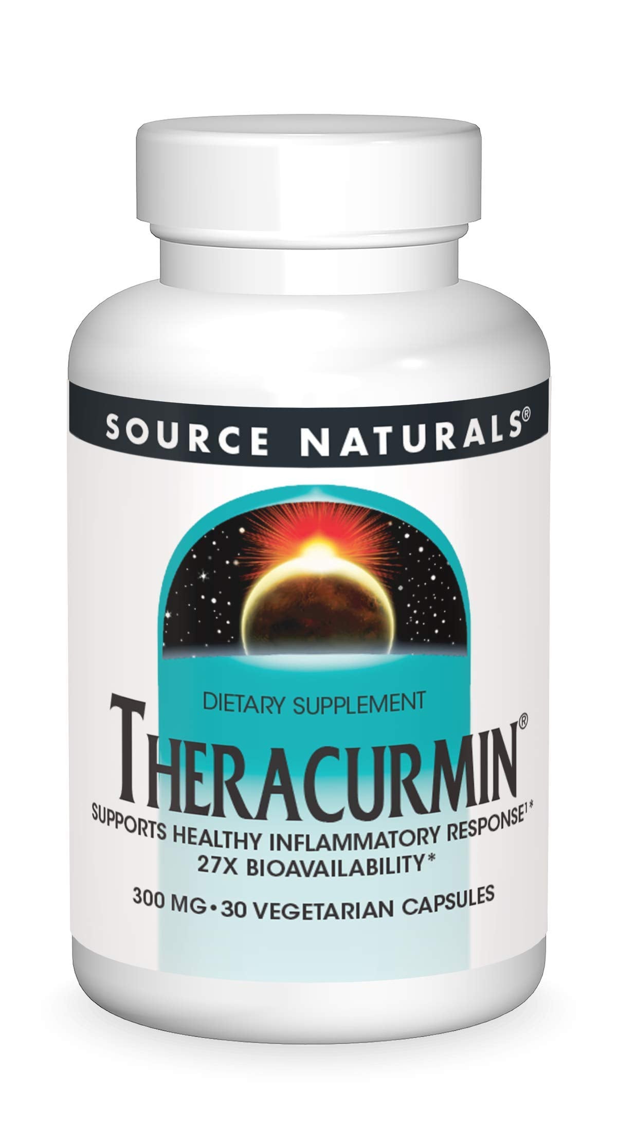 Source Naturals Theracurmin 300 mg Vegetable Capsule, 30 Count