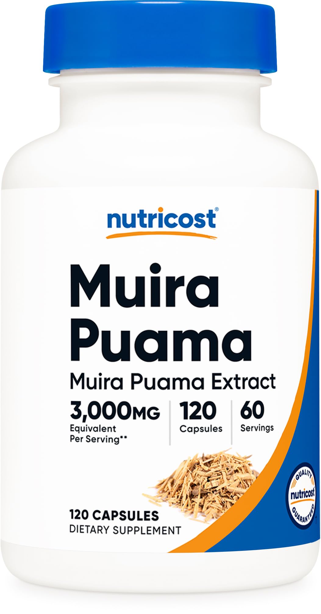Nutricost Muira Puama Extract Capsules, 120 Count