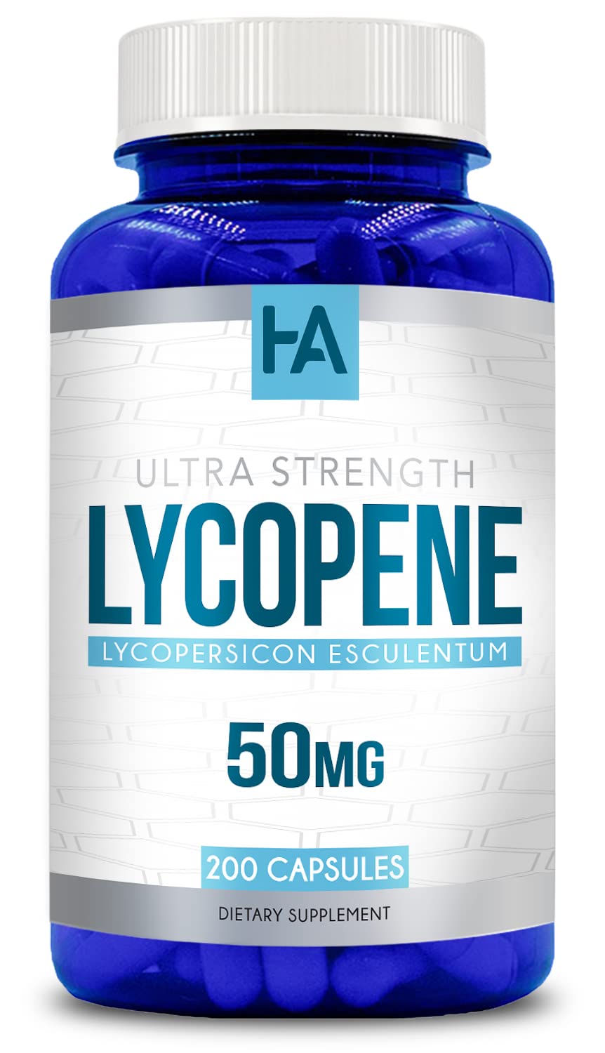 Generic Tomato-Based Lycopene 50mg Supplement Capsule, 200 Count