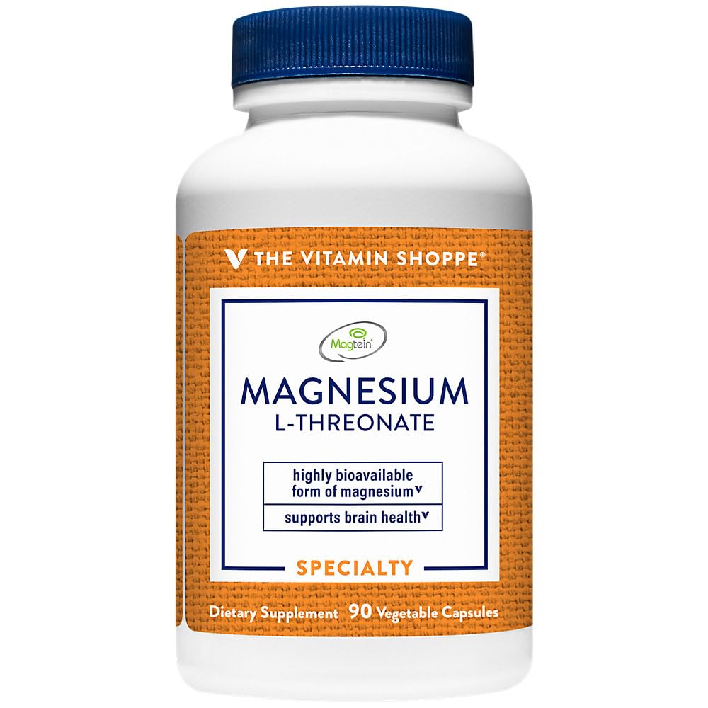 The Vitamin Shoppe Magnesium Vegetarian Capsules 90 Count