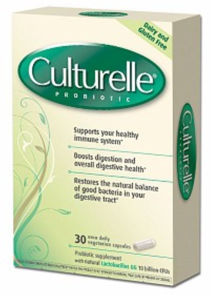 Culturelle Probiotic All Natural Dairy & Gluten Free Vegetable Lactobacillus GG Capsules 11 Pack