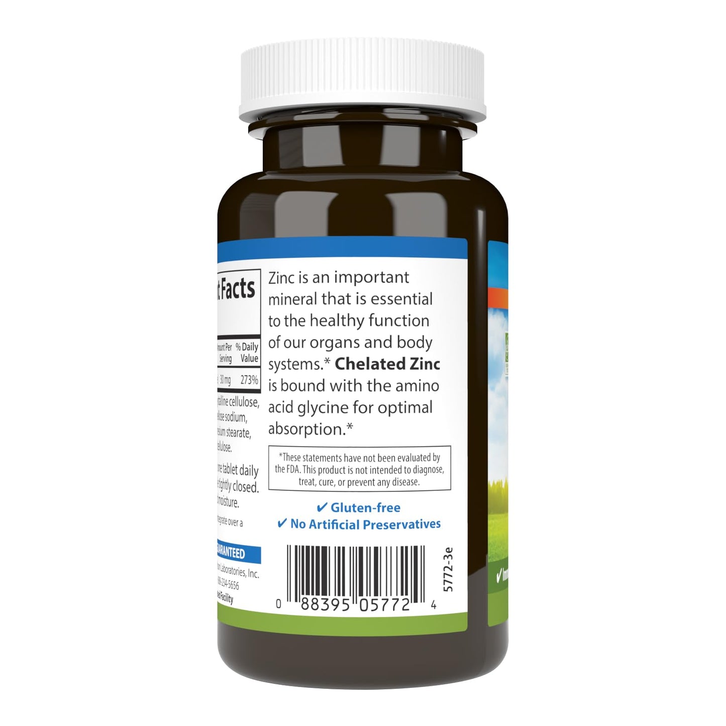 Carlson Chelated Zinc Tablets 250