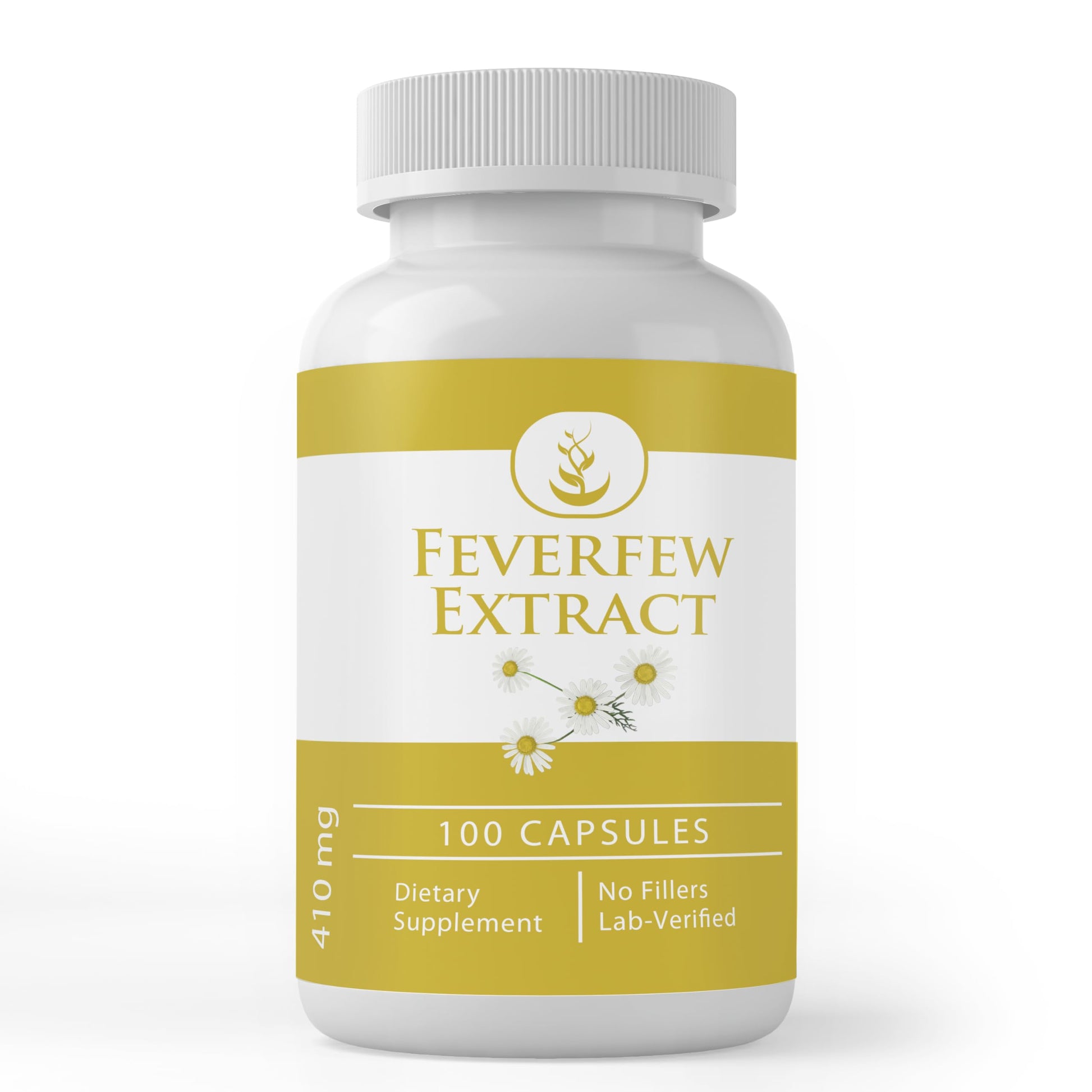 Pure Original Ingredients Feverfew Extract Capsules 100