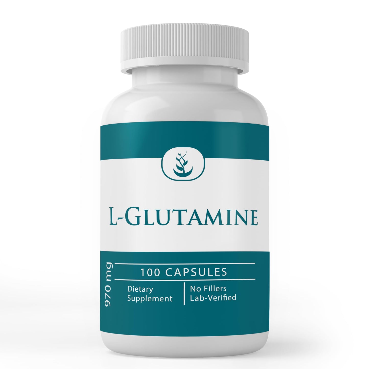 Pure Original Ingredients L-Glutamine Capsules 100 Capsules