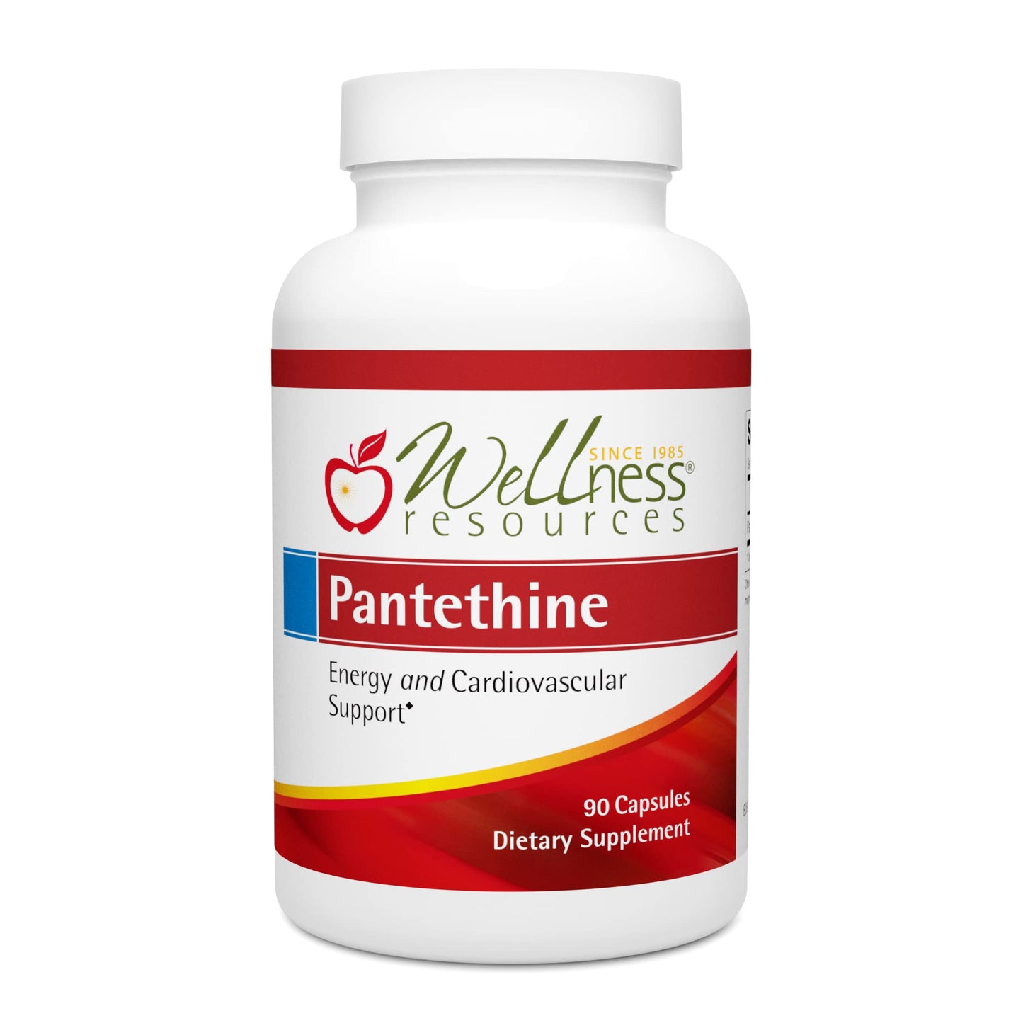 Wellness Resources Pantethine - Active Vitamin B5 Capsules, 90 Capsules
