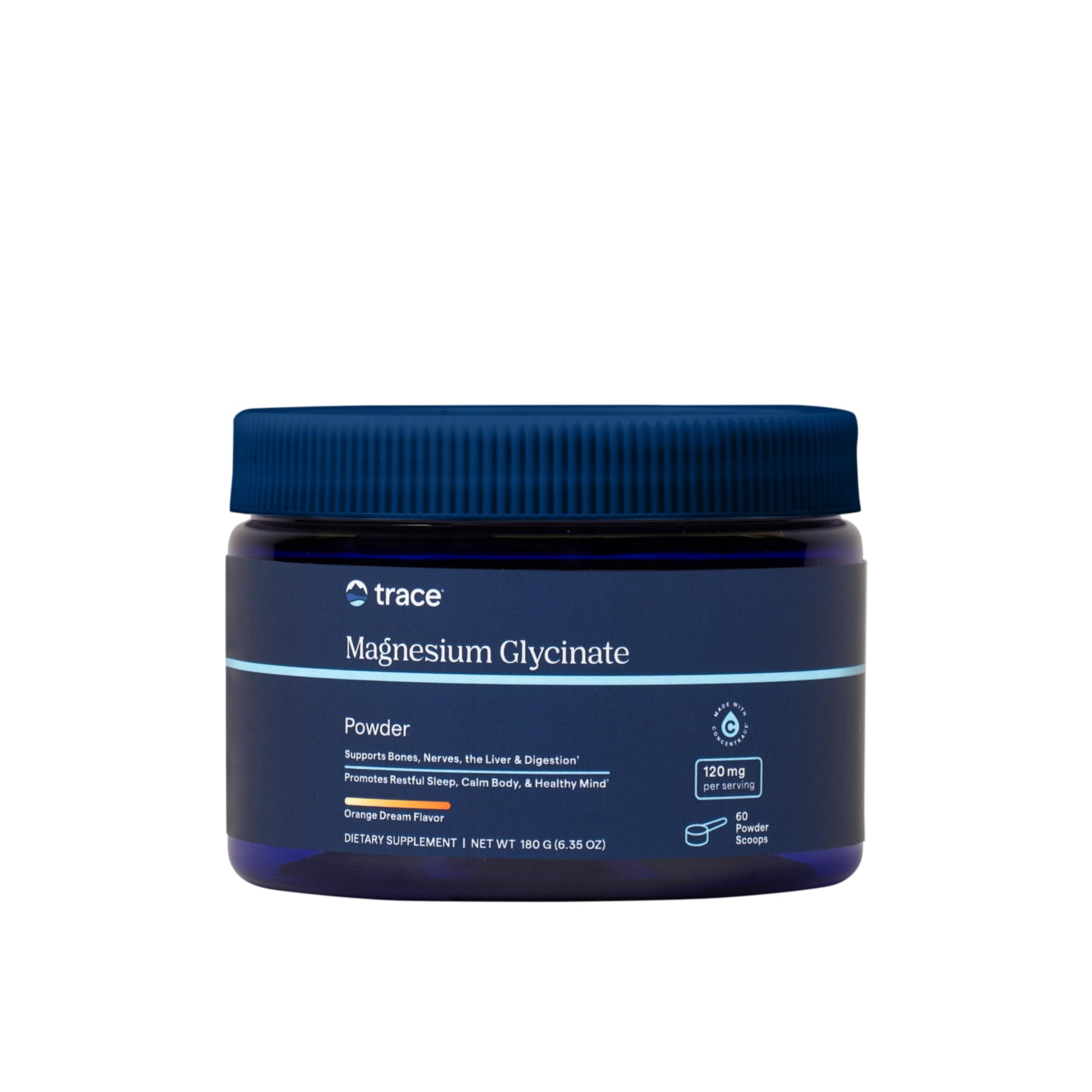 Trace Minerals Magnesium Glycinate Powder 6.35 Ounce