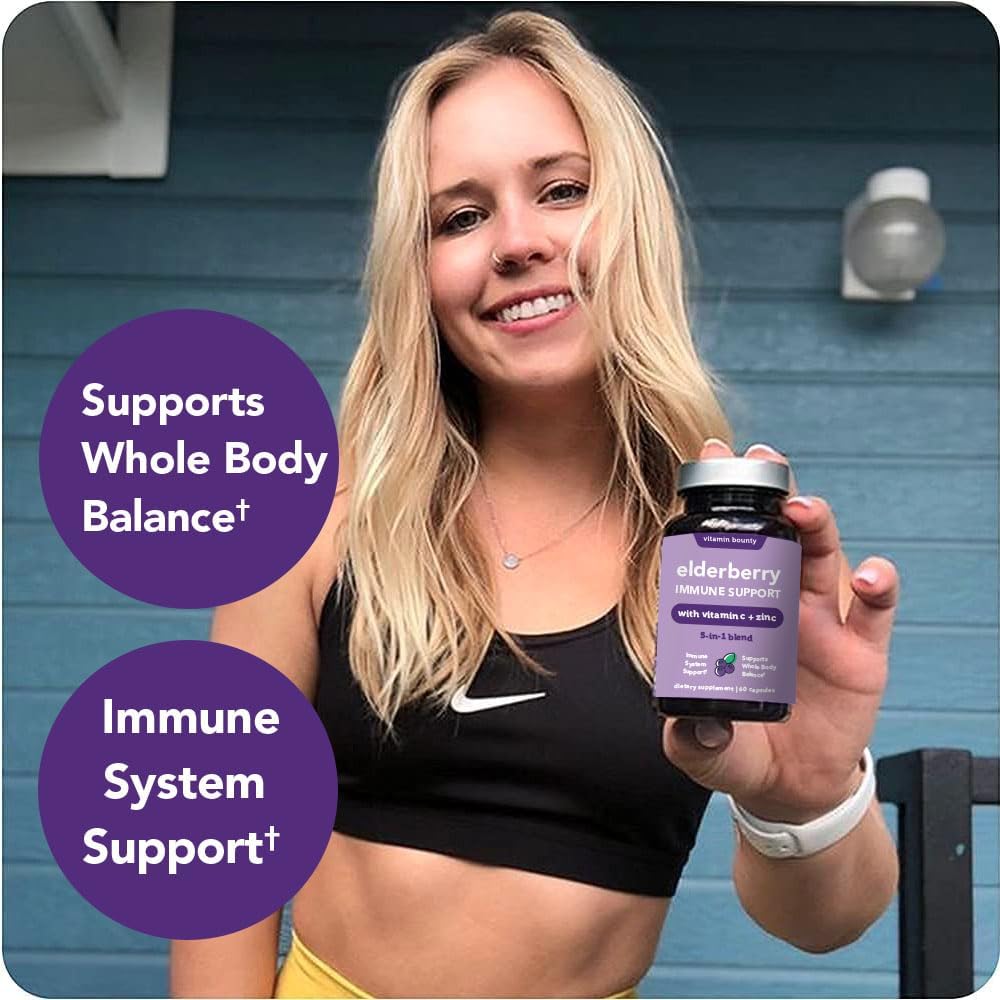 Vitamin Bounty Organic Elderberry Capsules, 60 Capsules