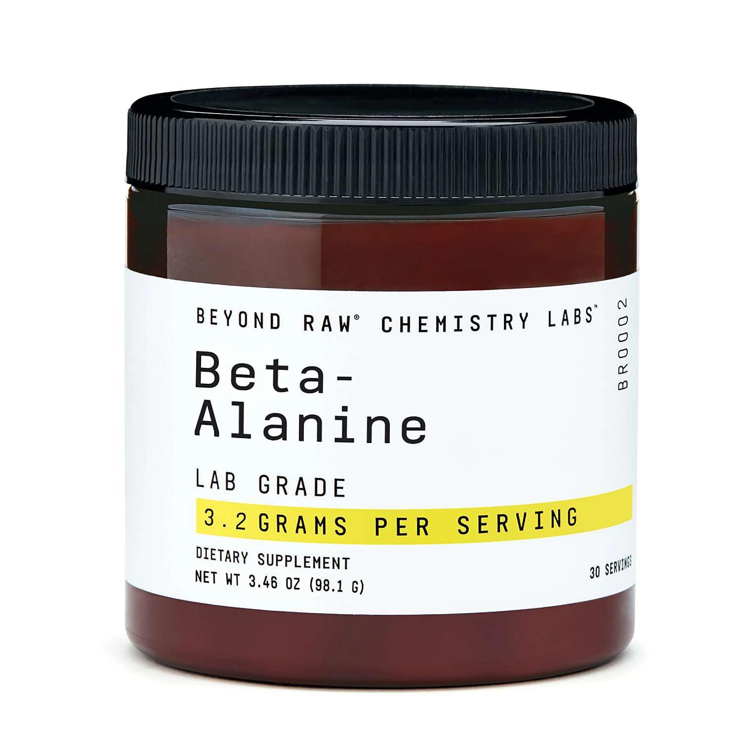BEYOND RAW Chemistry Labs Beta-Alanine Powder 3.46 Ounce