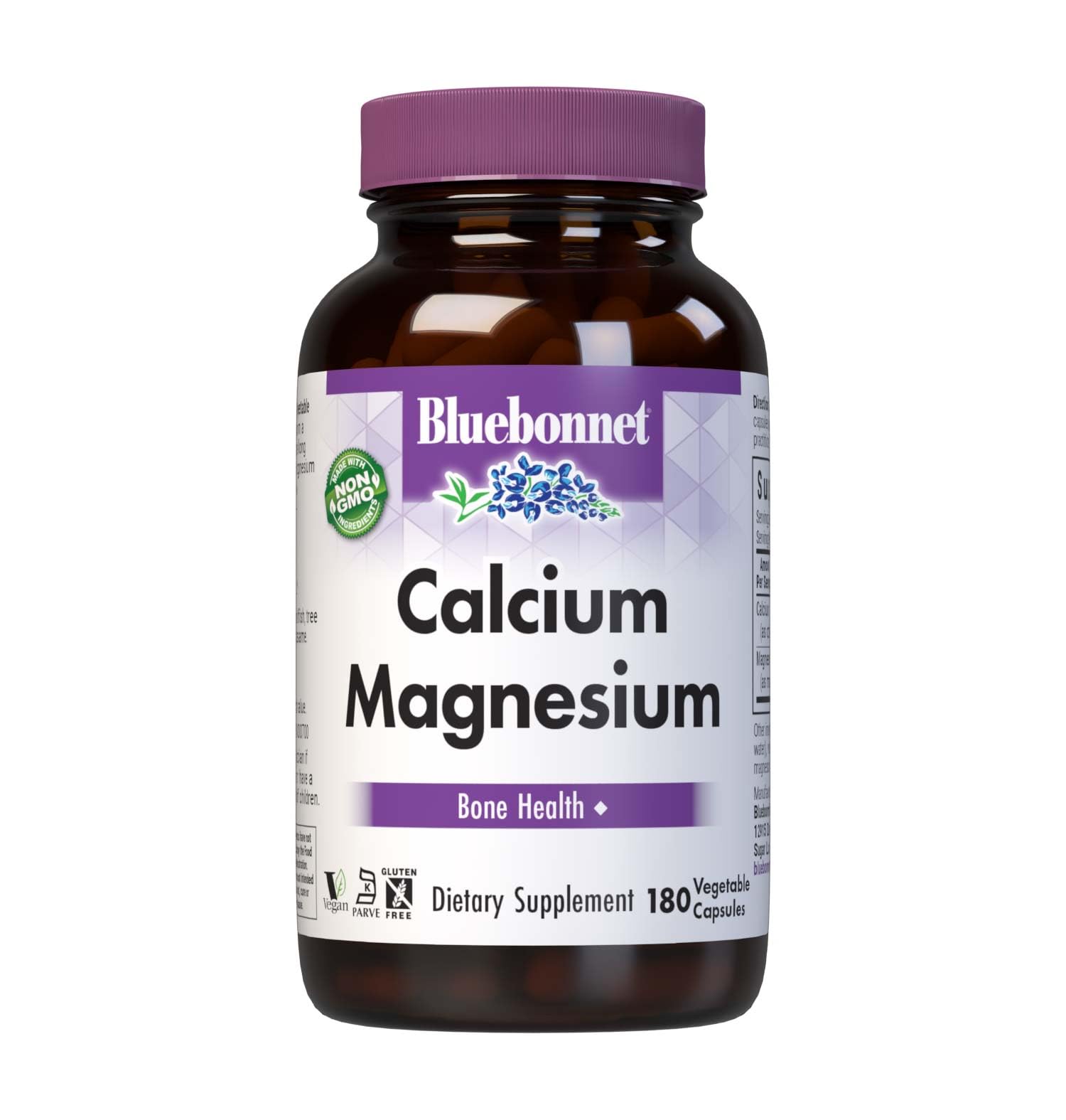 BlueBonnet Calcium & Magnesium Capsules 180