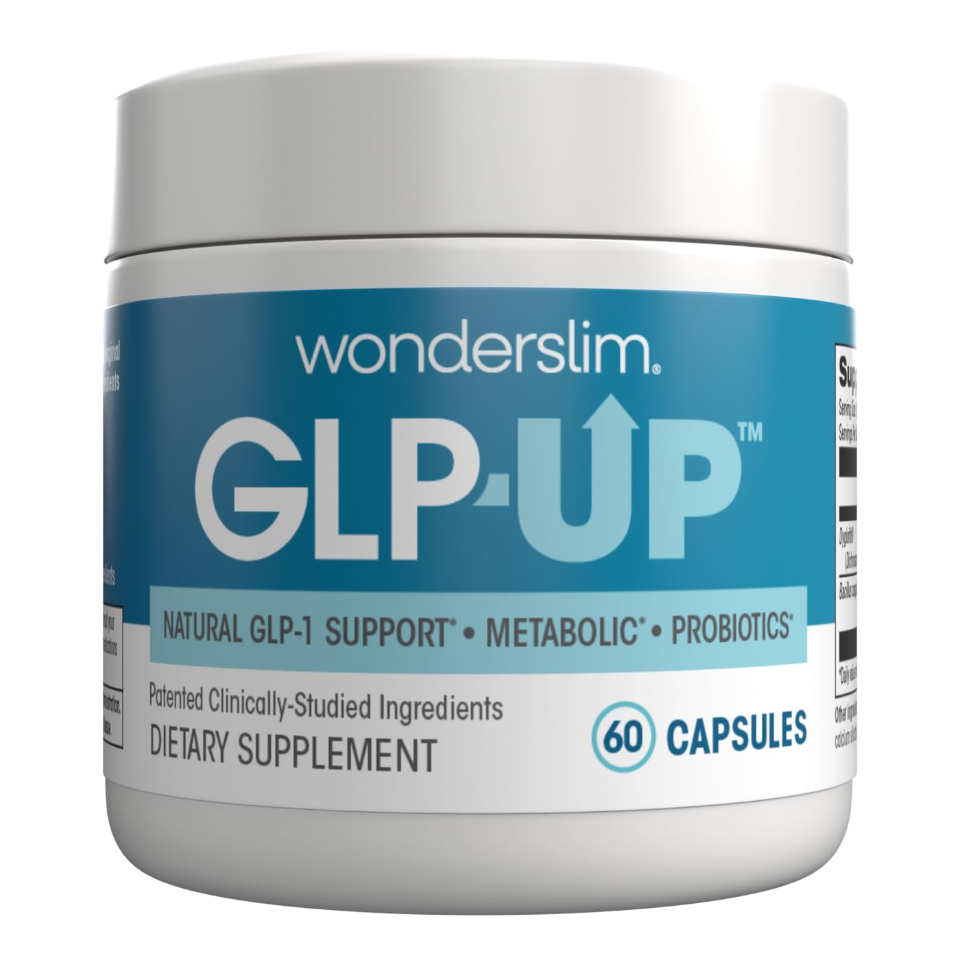 WonderSlim GLP-UP GLP1 Supplement Capsules 60 Count