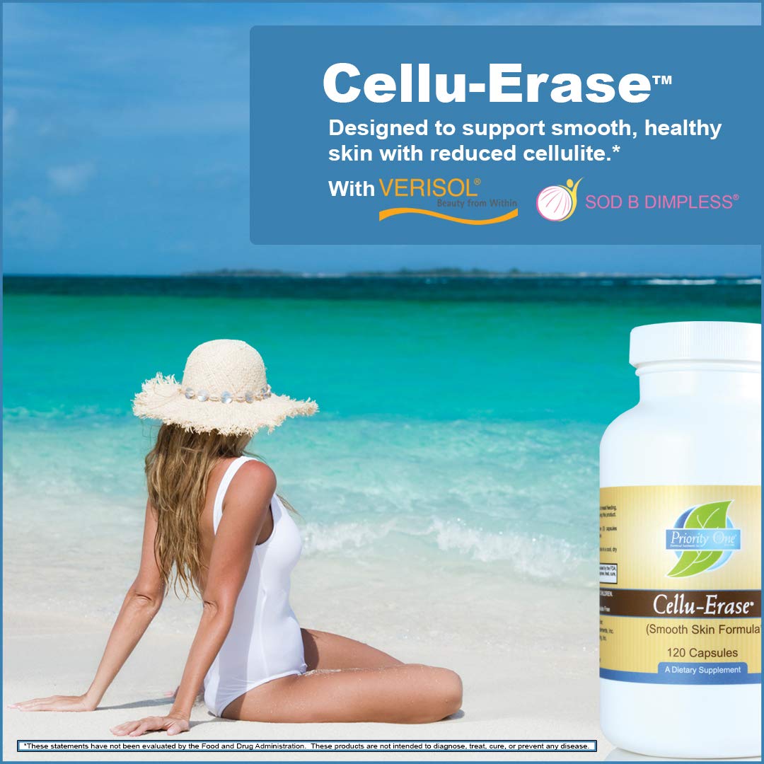 Priority One Cellu-Erase Smooth Skin Formula Capsule 180 Count