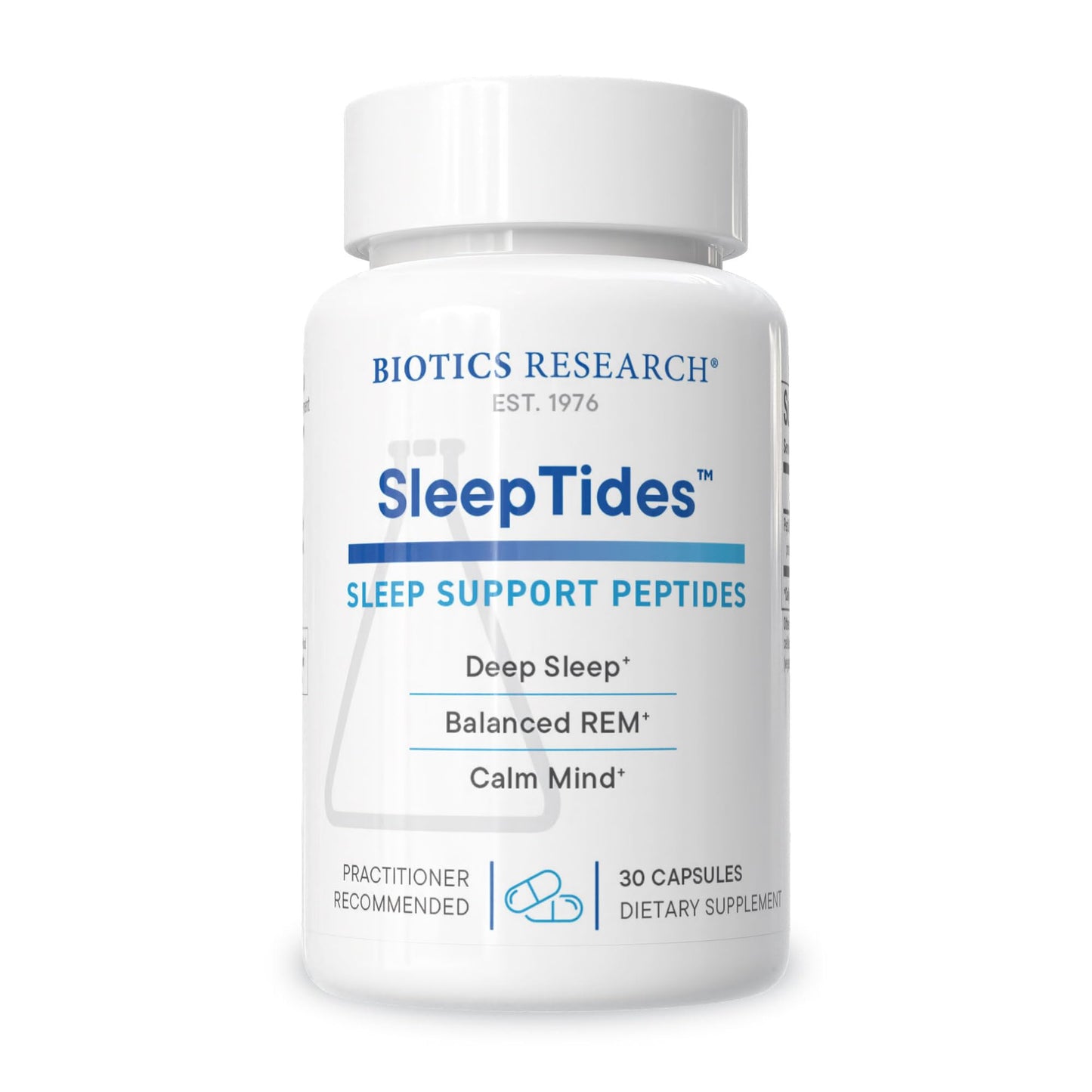 BIOTICS RESEARCH SleepTides Plant Peptide Sleep Support, 30 Capsules