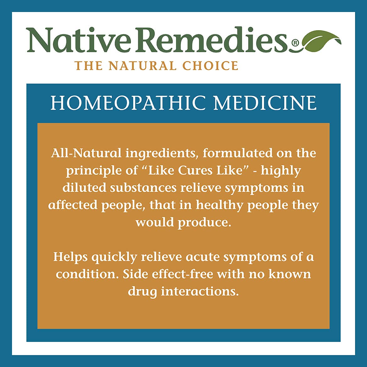 Native Remedies MoodCalm - Natural Homeopathic Formula to Calm Emotional Tablets, 1 Count