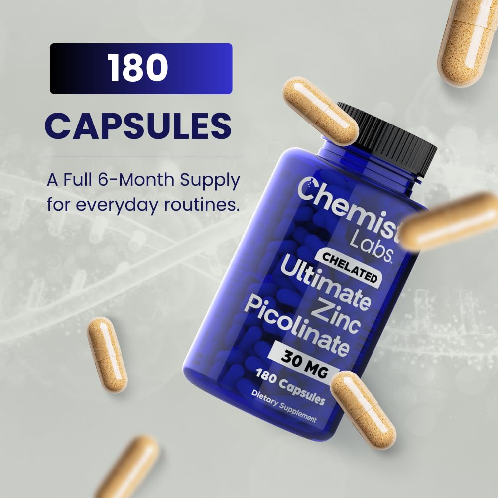 Chemist Labs Zinc Picolinate Capsule 180 Count