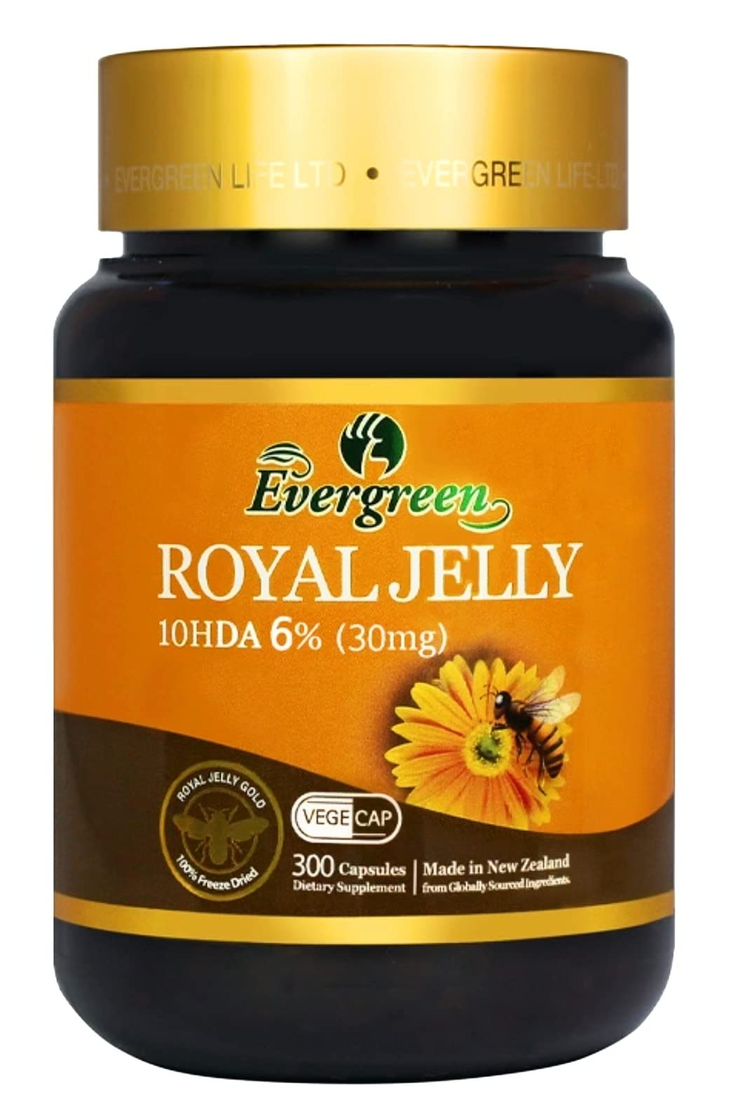 Generic Evergreen Royal Jelly Capsule 300 Count