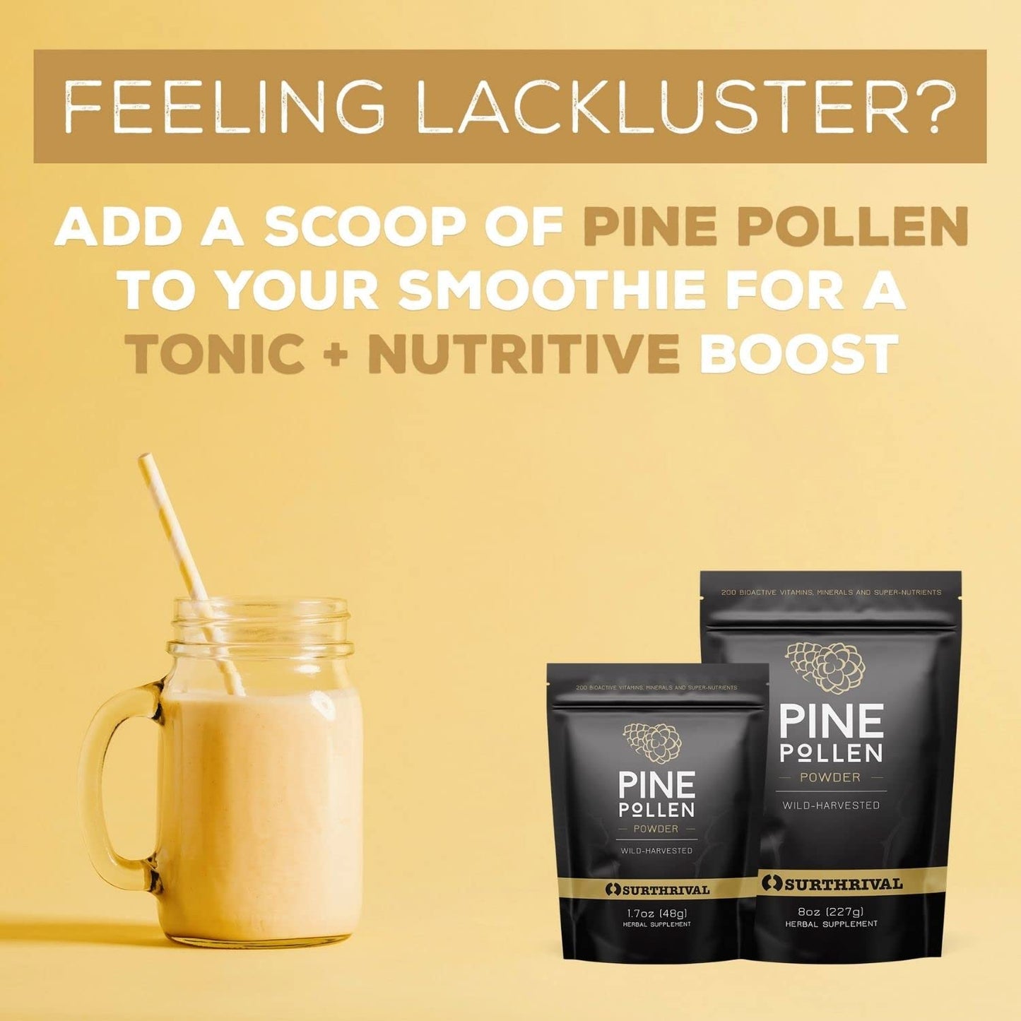Surthrival Pine Pollen Powder 8 oz