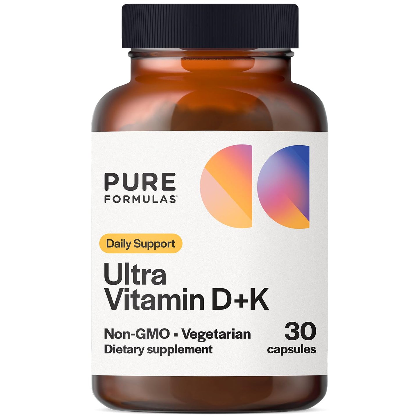 PureFormulas Vitamin D3 K2 5000 IU Capsules, 30 Count
