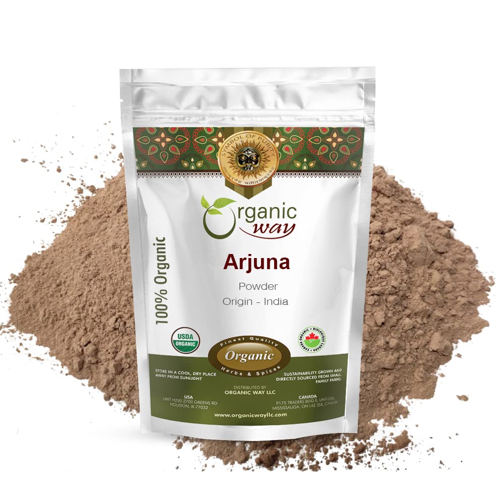 Organic Way Arjuna Bark Powder 16 oz