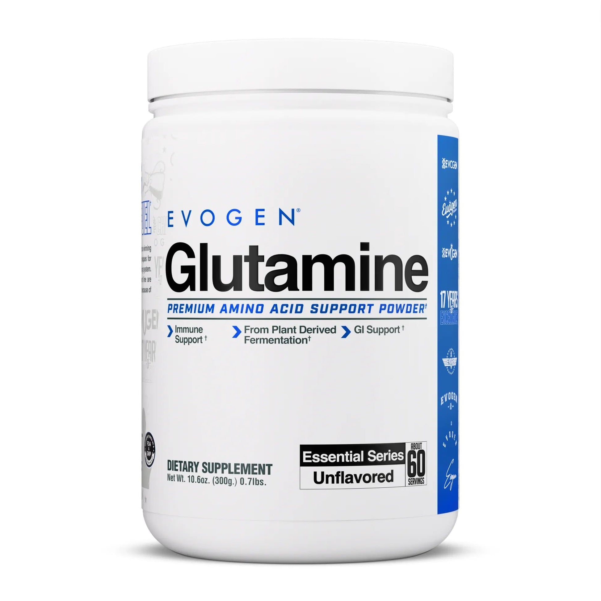 Evogen Glutamine Unflavored Powder 60 Servings