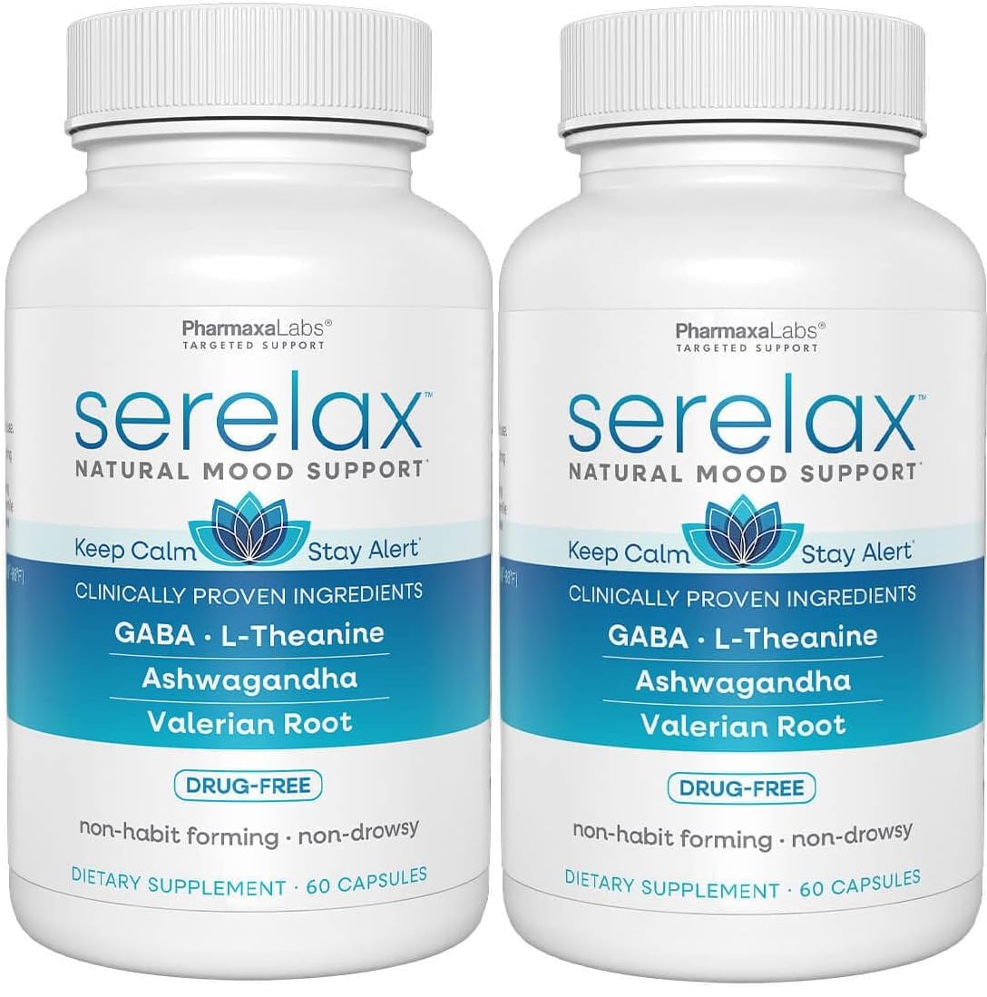 Serelax Stress Relief Supplement 120 Capsules