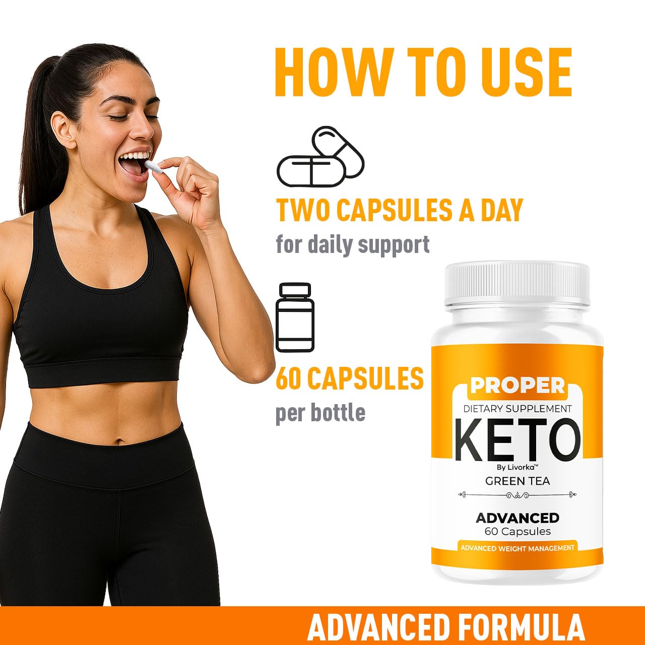 LIVORKA Proper Keto Capsules 120 Capsules