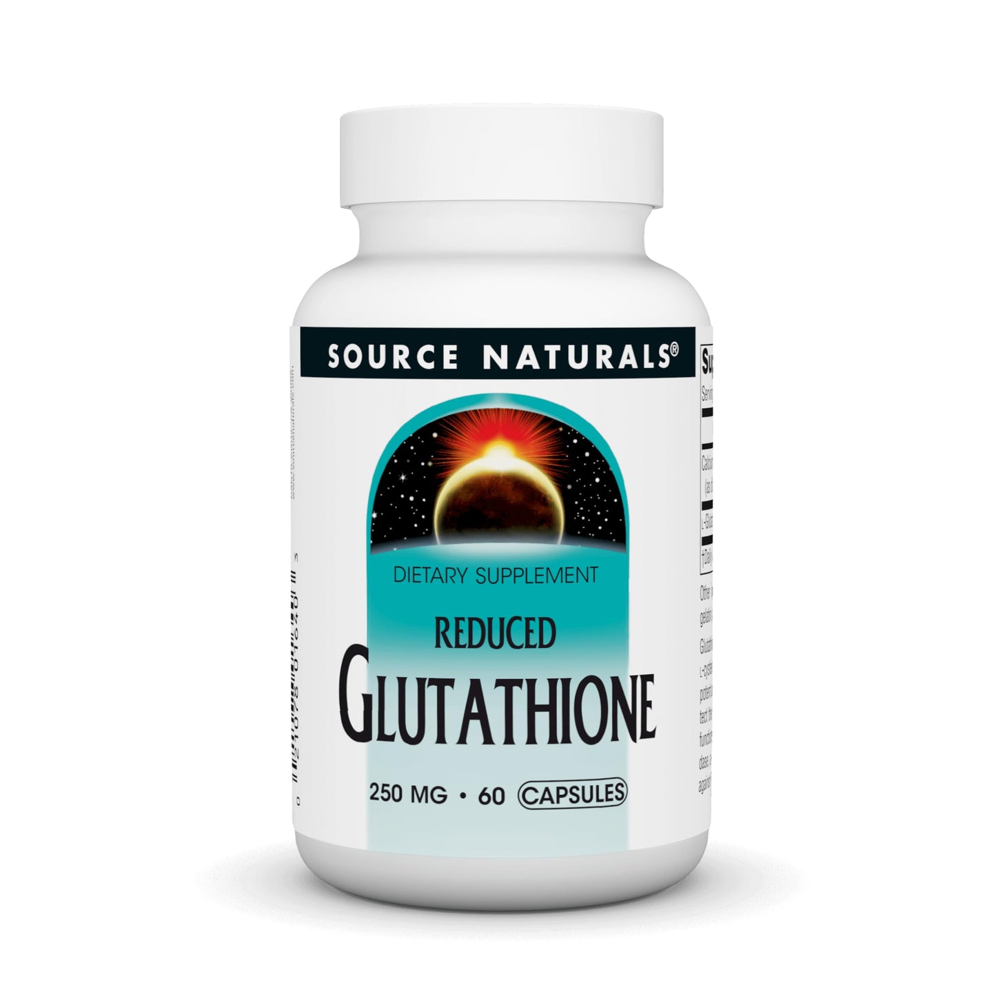 Source Naturals Glutathione 250mg Capsules, 60 Capsules