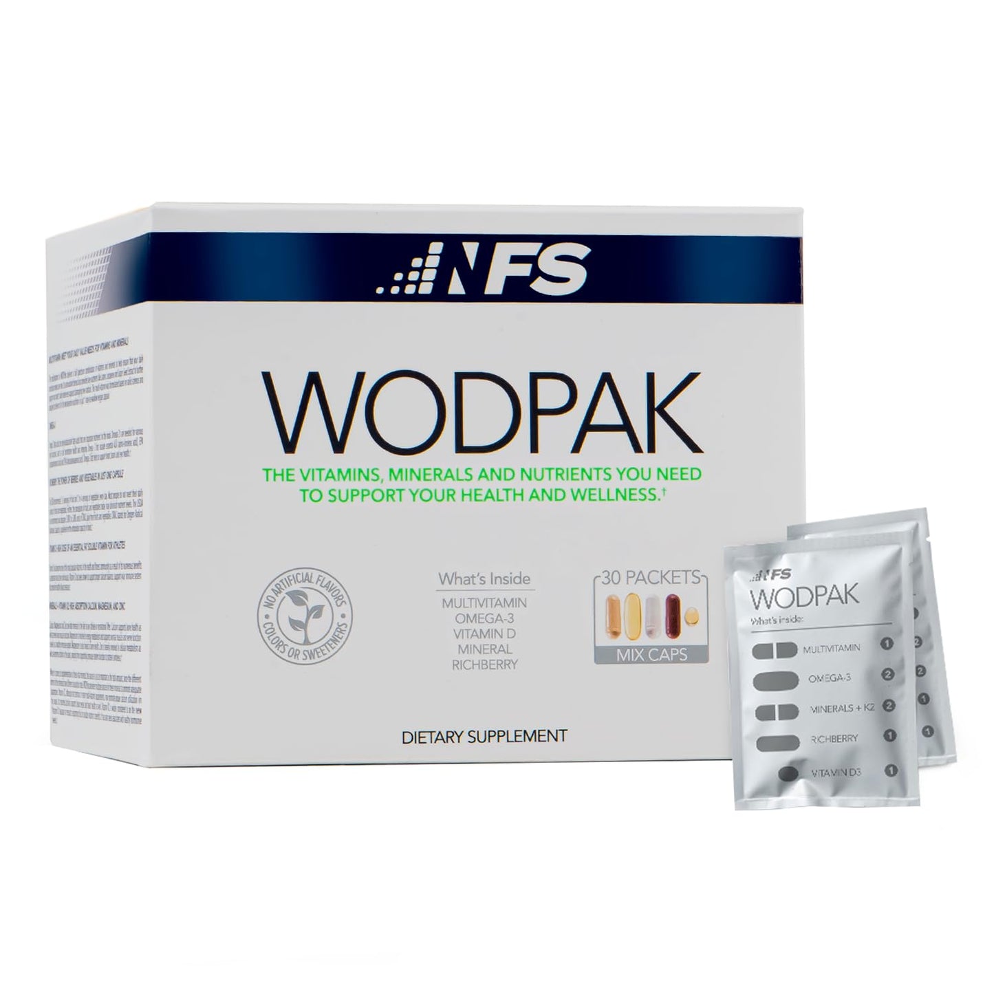 NF Sports WodPak Complete Daily Multivitamin Capsule, 30 Count