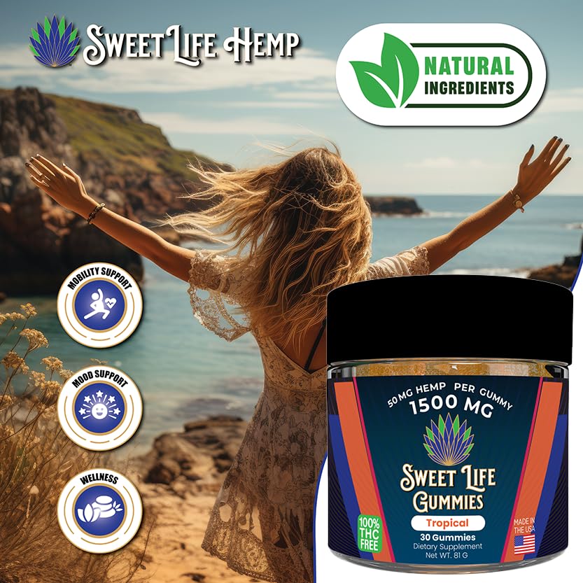 Sweet Life Hemp Gummies Chewable 30 Count