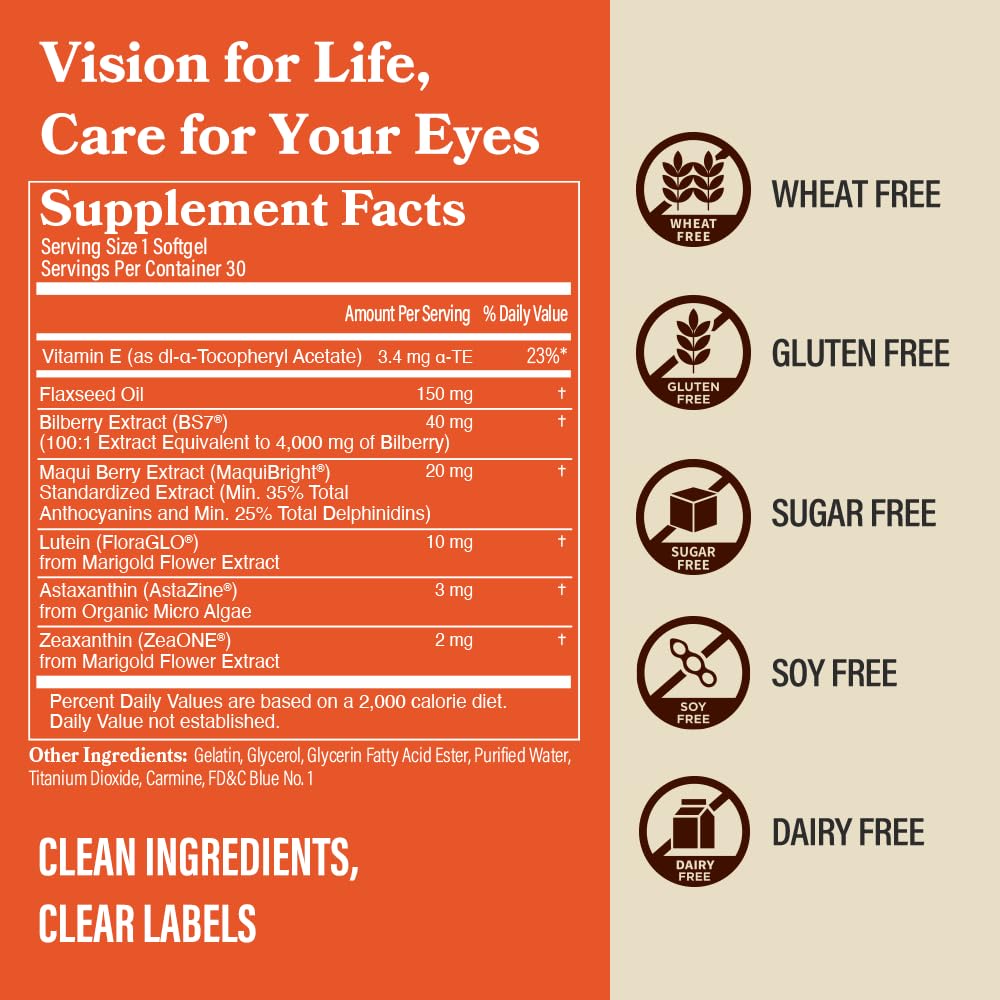 DAIKEN Lutein & Zeaxanthin AREDS 2 Inspired Eye Health Softgels 60
