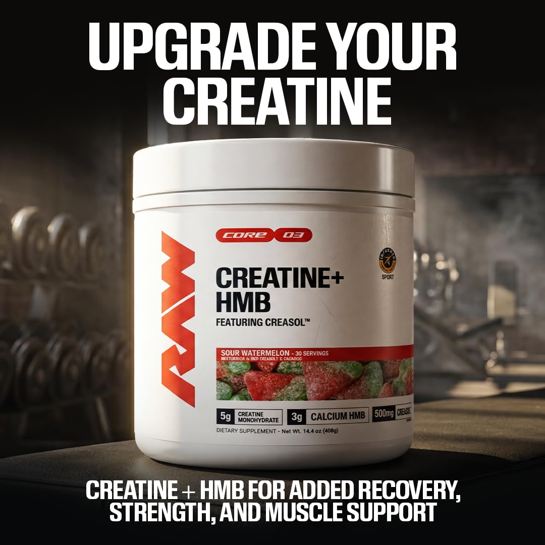 RAW Creatine Plus Powder 14.5 Ounce