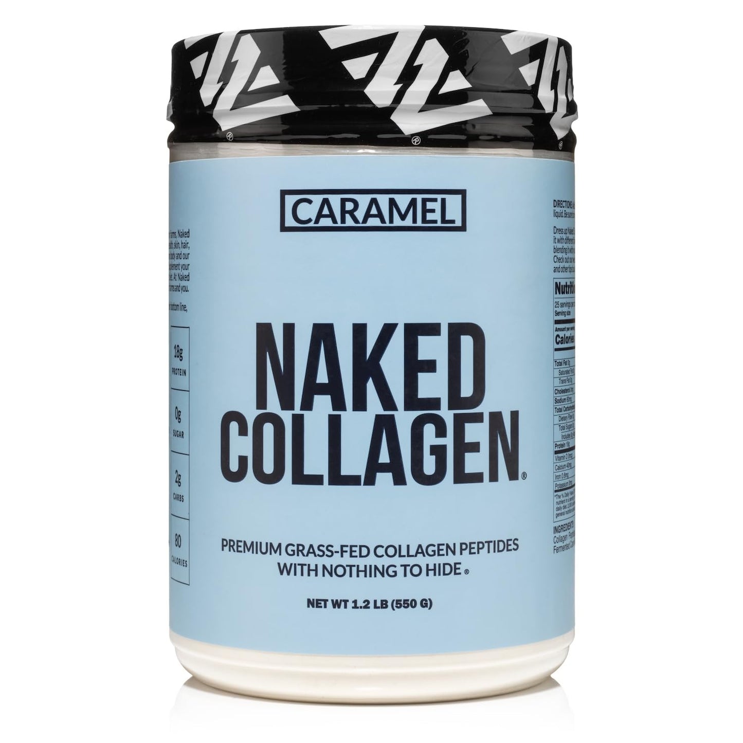 NAKED Caramel Collagen Peptides Protein Powder, 20 oz