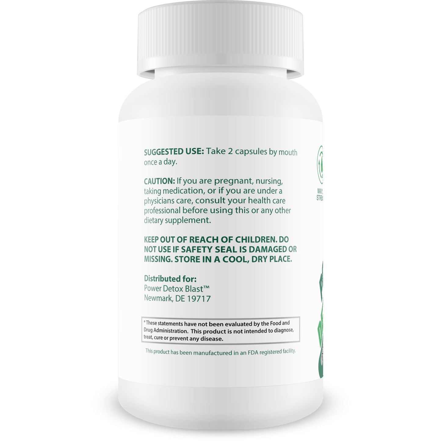 POWER BLAST Power Detox Blast Internal Cleansing Capsule 60 Count
